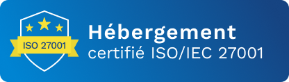 Hébergement conforme ISO/IEC 27001